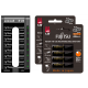 Carregador Enercell 8-LN com 8 pilhas AA Recarregáveis da Fujitsu Premium