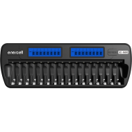 Carregador da Enercell rápido e inteligente para 16 pilhas AA/AAA, modelo EC-1600 Carregador da Enercell rápido e inteligente para 16 pilhas AA/AAA, modelo EC-1600