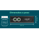 Lanterna EDC Multifuncional Recarregável EC-F11L com até 1000 Lúmens