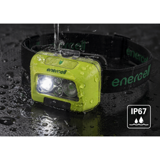 Lanterna de Cabeça Enercell EC-H8L 340 Lúmens