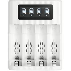 Carregador USB da EPILHAS rápido e inteligente para 4 pilhas AA/AAA, modelo EP-440