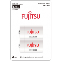 2 adaptadores da Fujitsu para transformar pilhas AA para o tamanho D (GRANDE) 2 adaptadores da Fujitsu para transformar pilhas AA para o tamanho D (GRANDE)
