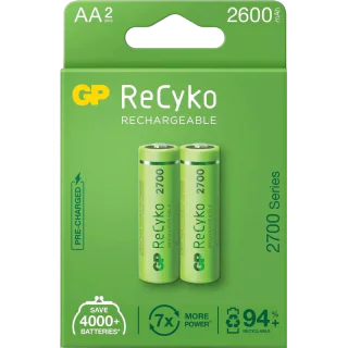 2 rechargeable aa shop batteries