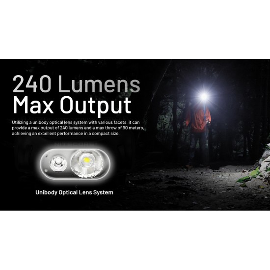 Lanterna de cabeça Nitecore 240 Lúmens HA11