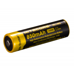 Pilha 14500 3.7V recarregável de lítio Nitecore, modelo NL1485