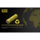 Pilha Nitecore 21700 5000 mAh 3.6v recarregável de Íon lítio NL2150