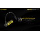 Pilha Nitecore 21700 5000 mAh 3.6v 8A recarregável de Íon lítio USB NL2150RX