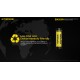 Pilha Nitecore 21700 5000 mAh 3.6v 8A recarregável de Íon lítio USB NL2150RX