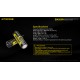 Pilha Nitecore 21700 5000 mAh 3.6v 8A recarregável de Íon lítio USB NL2150RX