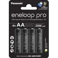 4 Pilhas AA Recarregáveis da Panasonic Eneloop Pro 500 Recargas 4 Pilhas AA Recarregáveis da Panasonic Eneloop Pro 500 Recargas