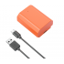 Bateria recarregável via USB-C SmallRig para Sony NP-FZ100 2400 mAh (laranja)