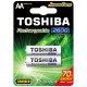 2 Pilhas AA Recarregáveis da Toshiba, 2600 mAh