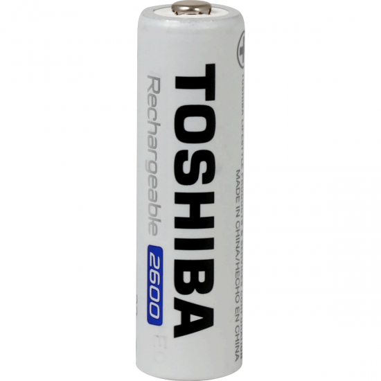 2 Pilhas AA Recarregáveis da Toshiba, 2600 mAh